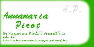 annamaria pirot business card